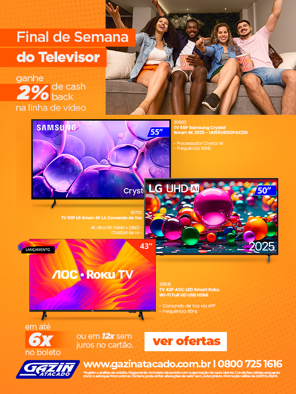 Ganhe 2% de Cashback!